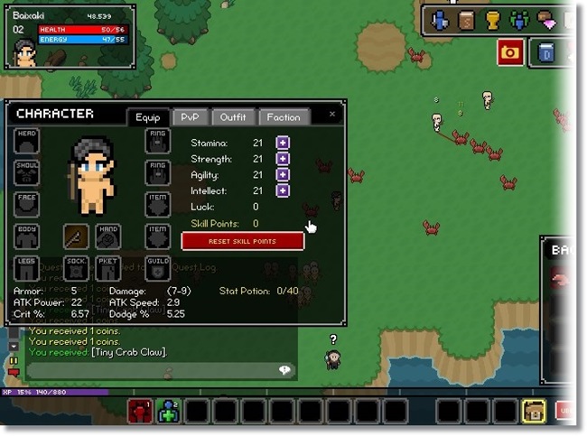 the game I played
